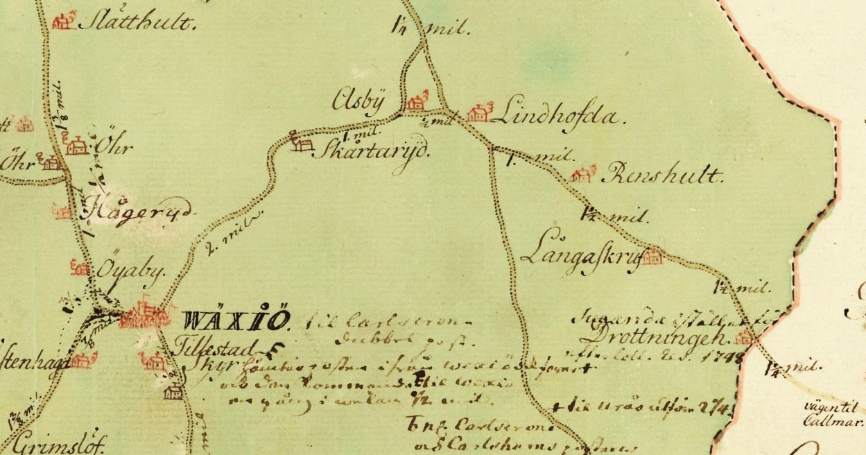 Postg�rdar i V�xj�trakten